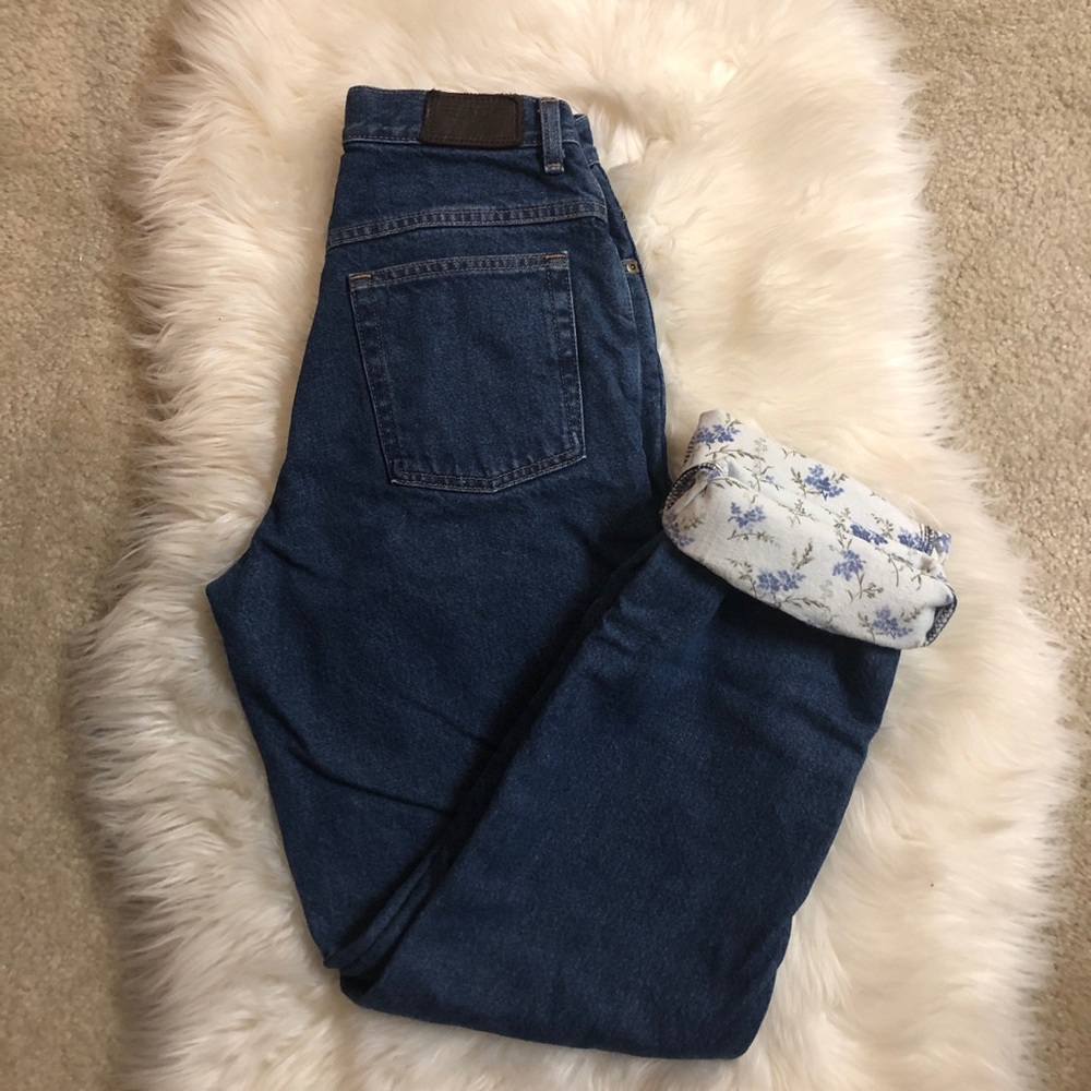 Vintage L.L. Bean Original Fit Flannel Lined Jeans